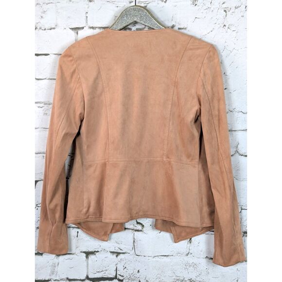 ANTHROPOLOGIE HUTCH Faux-Suede Open-Front Jacket Contemporary Modern Small - Picture 4 of 9